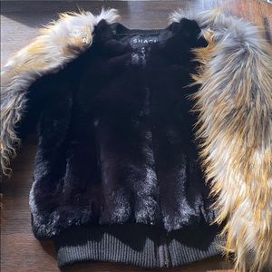 Shaci Jacket Black with Fur